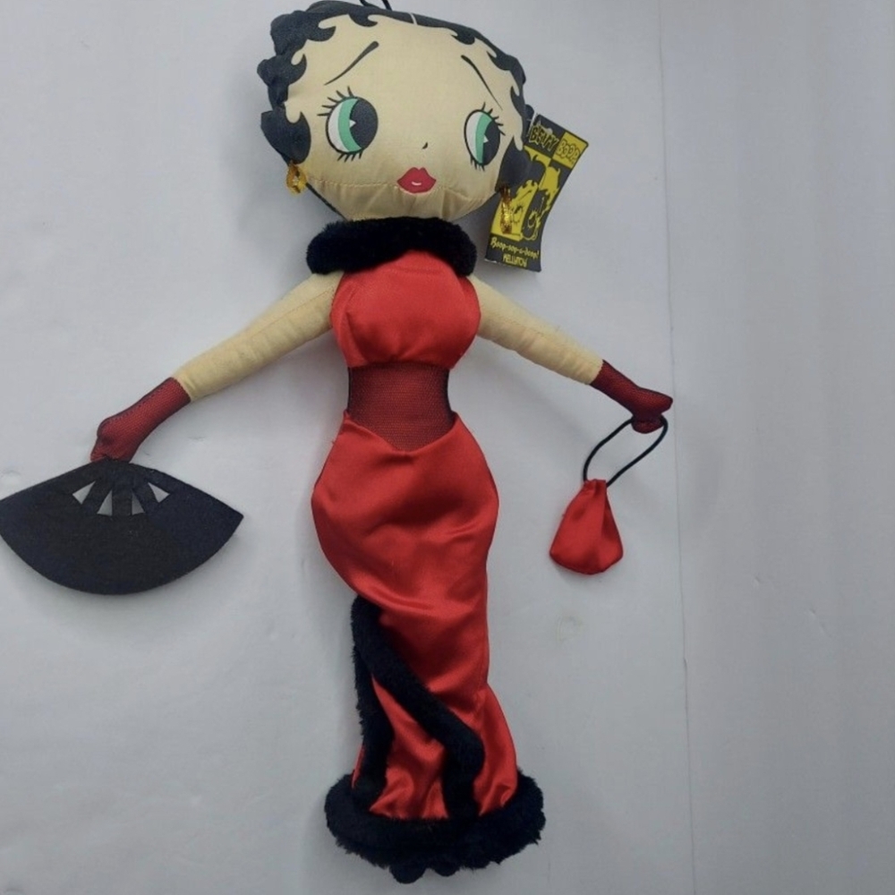 Betty Boop Doll in Evening Gown 15" doll Kelly Toys.  Condition is Used with tag
